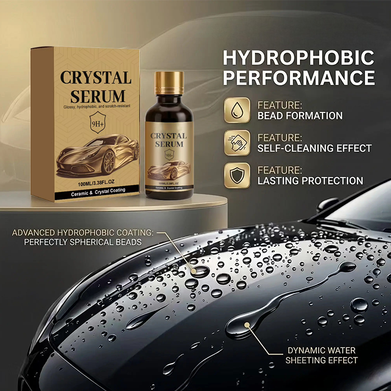Car Ceramic Coating 9H Hardness Hydrophobic High Gloss Kit