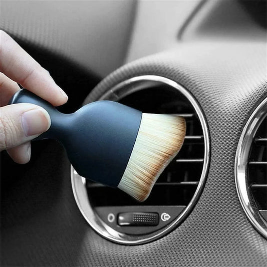 Car Cleaning Brush Curved Ergonomic Microfiber Set of 2