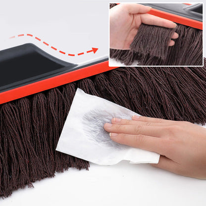 Car Cleaning Brush Extendable Handle Microfiber & Soft Bristles