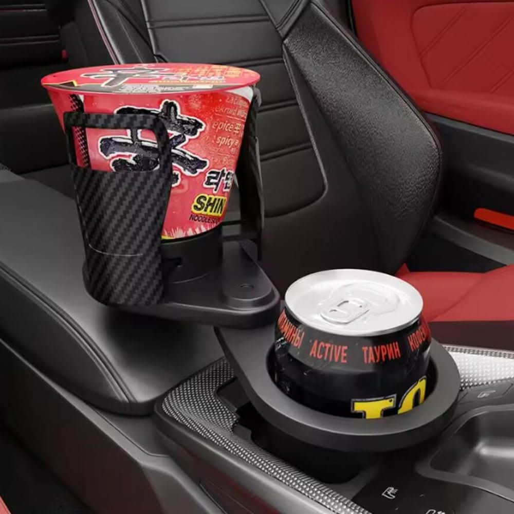 Car Cup Holder Dual Drink 360 Degree Rotatable