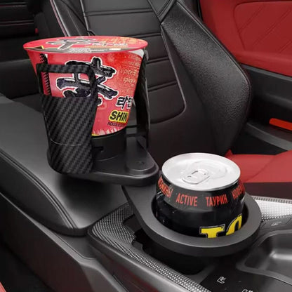 Car Cup Holder Dual Drink 360 Degree Rotatable