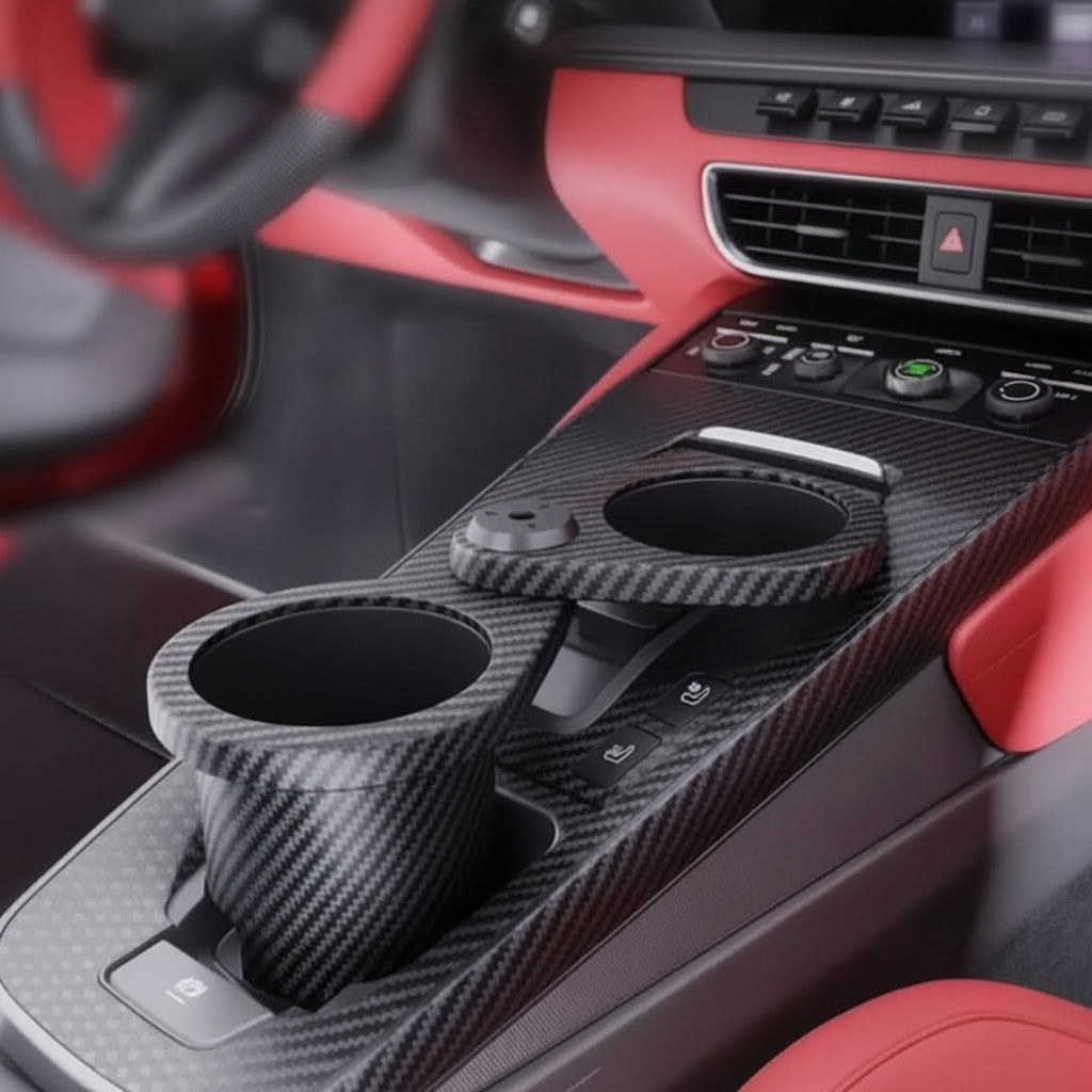 Car Cup Holder Dual Drink 360 Degree Rotatable
