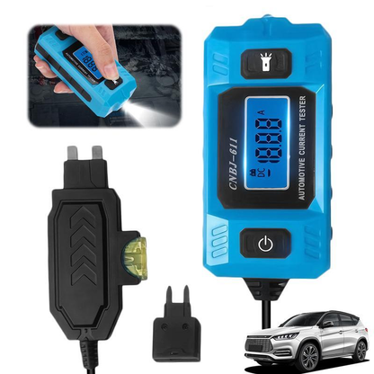 Car Current Tester Plug-And-Play Backlit Display & LED Light