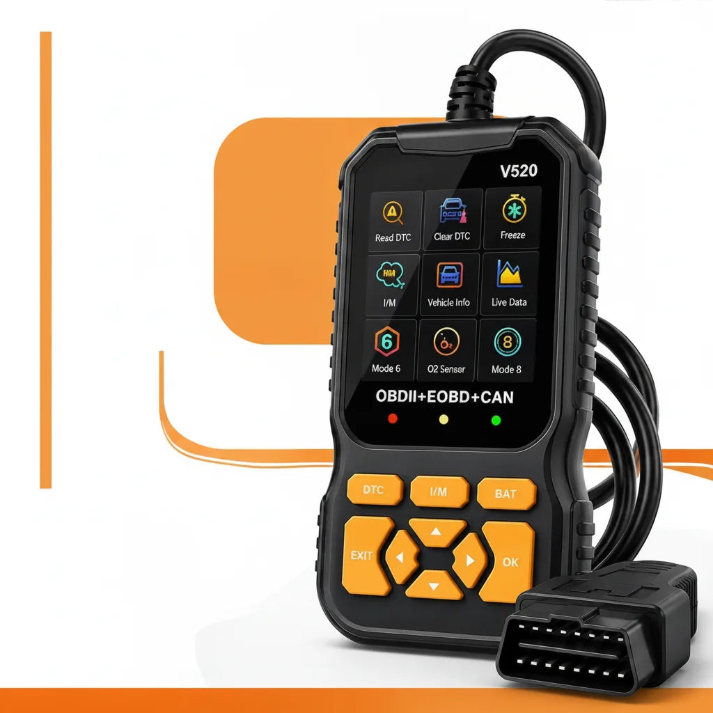 Car Diagnostic Scanner Color Display Read & Clear DTC