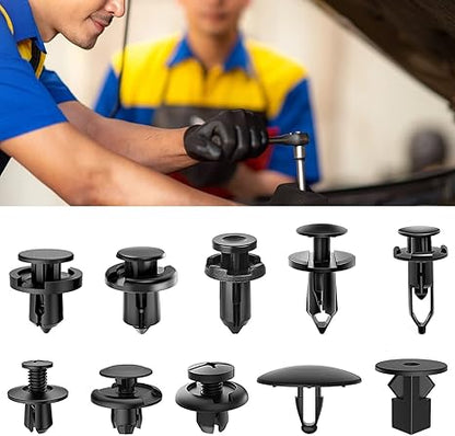 Car Fastening Clip Set 680-Piece Organizer Box & Removal Tool