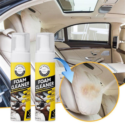 Car Interior Foam Cleaner No-Rinse Leather & Fabric