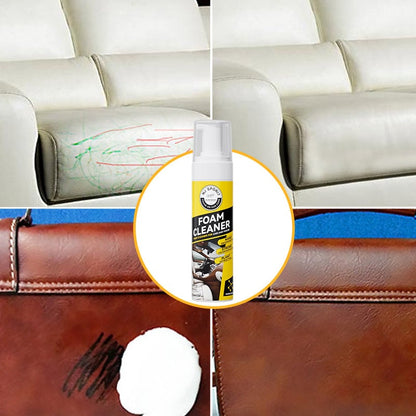 Car Interior Foam Cleaner No-Rinse Leather & Fabric