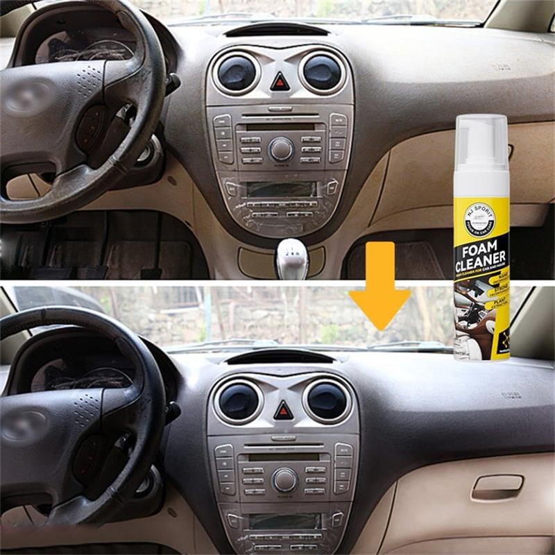Car Interior Foam Cleaner No-Rinse Leather & Fabric