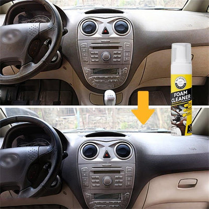 Car Interior Foam Cleaner No-Rinse Leather & Fabric
