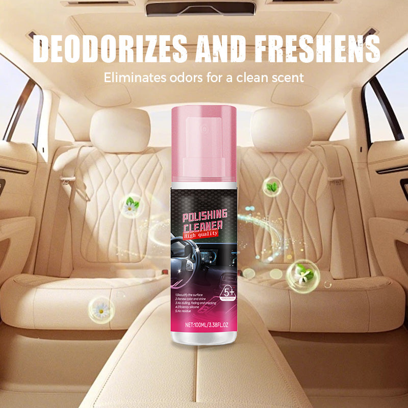 Car Interior Polish Restores Shine Leather & Vinyl