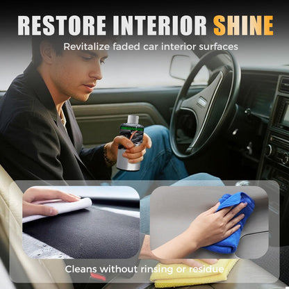 Car Interior Polish Restores Shine Leather & Vinyl