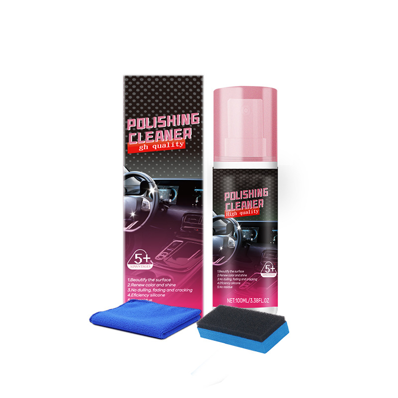 Car Interior Polish Restores Shine Leather & Vinyl