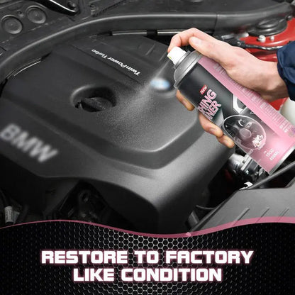 Car Interior Polish Spray Dry Finish Leather Plastic Rubber