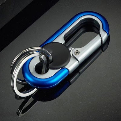 Car Keychain Double Ring Carabiner Zinc Alloy