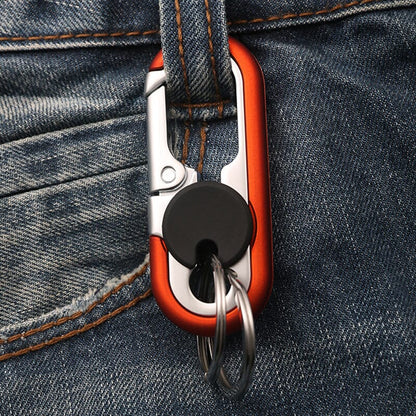 Car Keychain Double Ring Carabiner Zinc Alloy