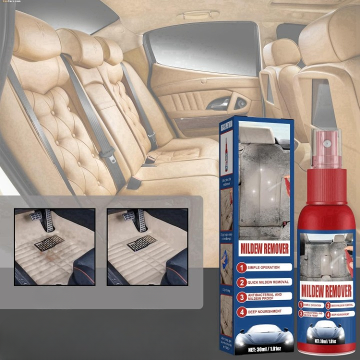 Car Mold Remover Spray Leather-Safe 2-Pack
