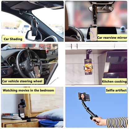 Car Phone Holder 1080° Rotation Dashboard & Visor Mount
