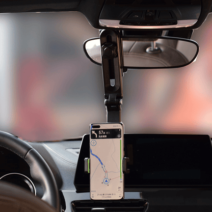 Car Phone Holder 1080° Rotation Dashboard & Visor Mount