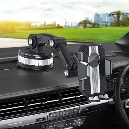 Car Phone Holder Suction Cup & Swivel Arm