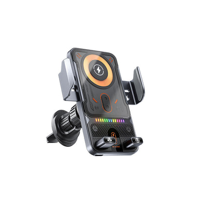 Car Phone Mount 15W Fast Wireless Auto-Clamp Vent Clip