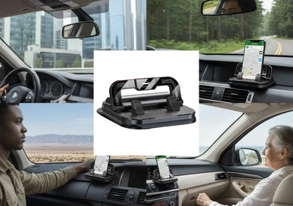 Car Phone Mount Foldable Anti-Slip Silicone