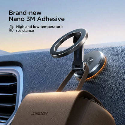 Car Phone Mount Magnetic 360° Rotation Foldable Design