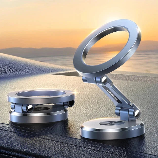 Car Phone Mount Magnetic 360° Rotation Foldable Design