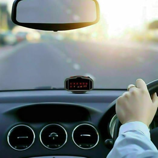 Car Radar Detector 360-Degree Detection Visual & Acoustic Alerts