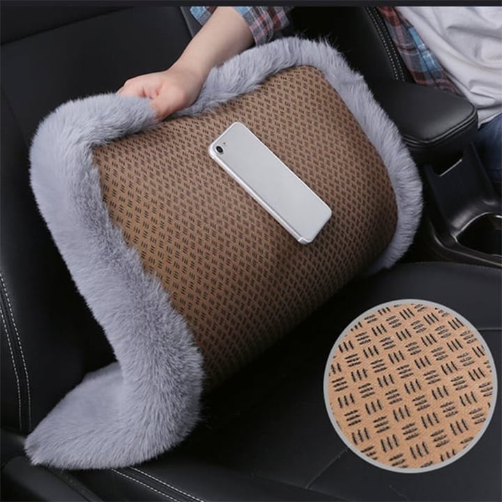 Car Seat Cover Plush Breathable Non-Slip Set of 2