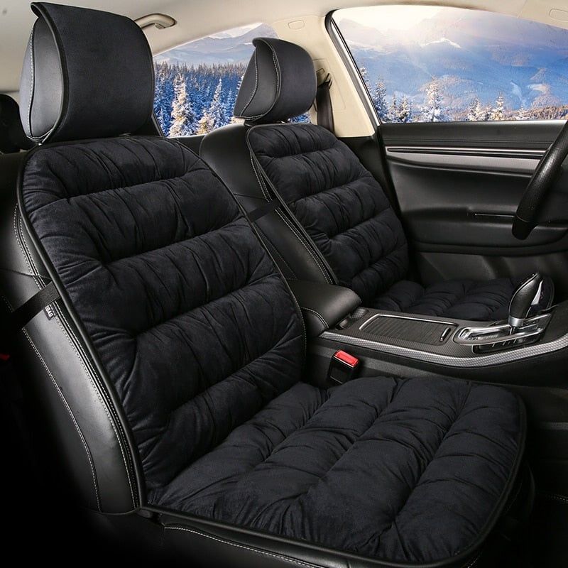 Car Seat Cover Short Plush Thick Foam Universal Fit