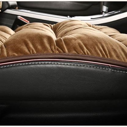 Car Seat Cover Short Plush Thick Foam Universal Fit