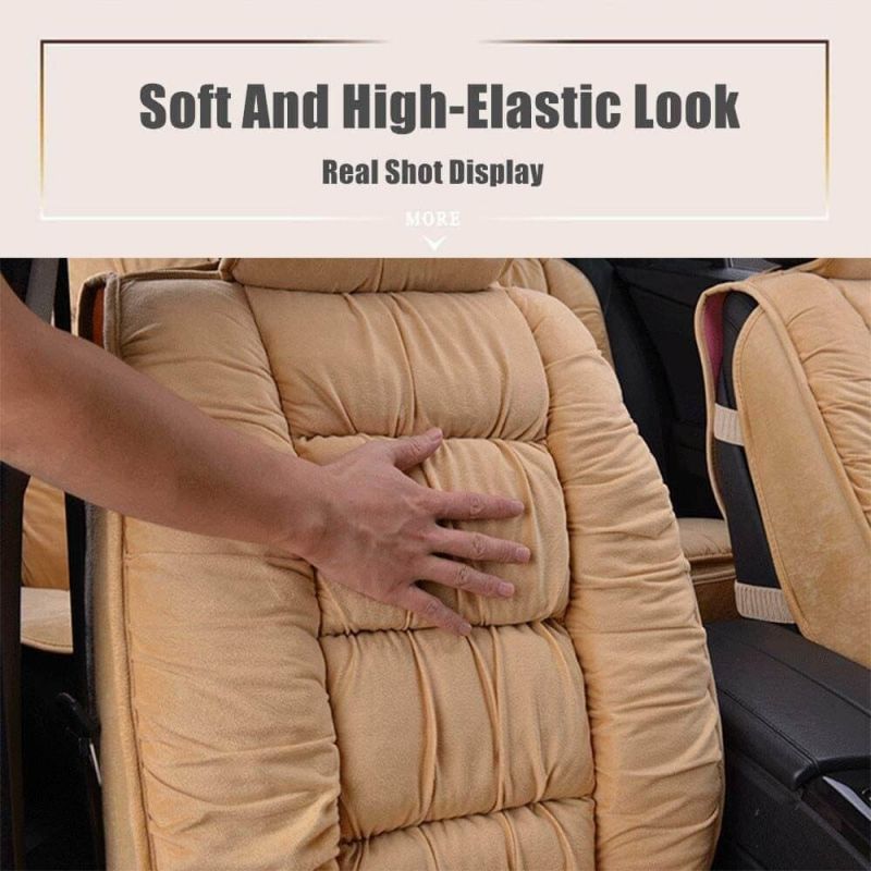 Car Seat Cover Short Plush Thick Foam Universal Fit