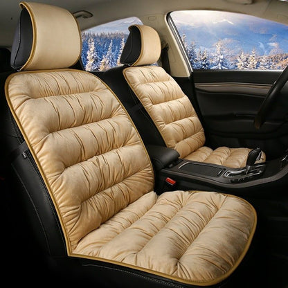 Car Seat Cover Short Plush Thick Foam Universal Fit