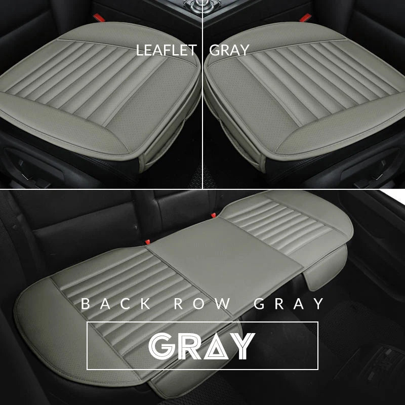 Car Seat Cushion Ergonomic Tailbone Relief Ventilated PU Leather