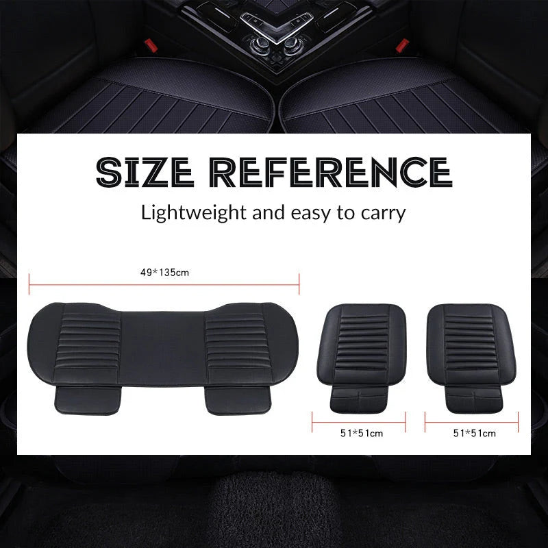 Car Seat Cushion Ergonomic Tailbone Relief Ventilated PU Leather