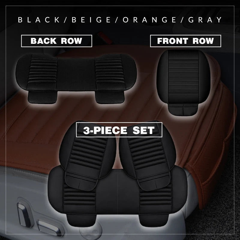 Car Seat Cushion Ergonomic Tailbone Relief Ventilated PU Leather