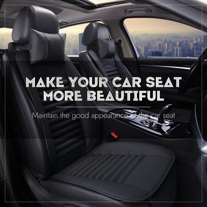 Car Seat Cushion Ergonomic Tailbone Relief Ventilated PU Leather
