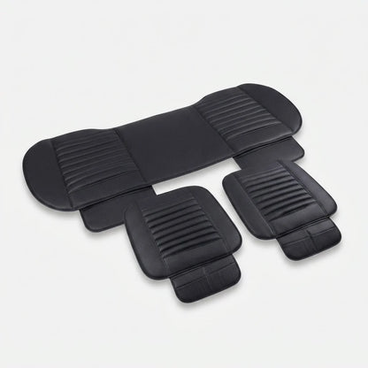Car Seat Cushion Ergonomic Tailbone Relief Ventilated PU Leather
