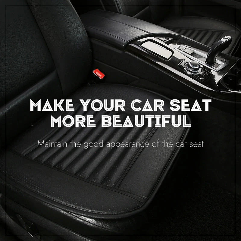 Car Seat Cushion Ergonomic Tailbone Relief Ventilated PU Leather