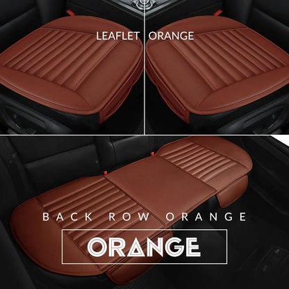 Car Seat Cushion Ergonomic Tailbone Relief Ventilated PU Leather