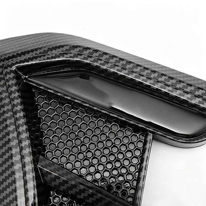 Car Side Vent Covers Carbon Look Self-Adhesive & Weatherproof
