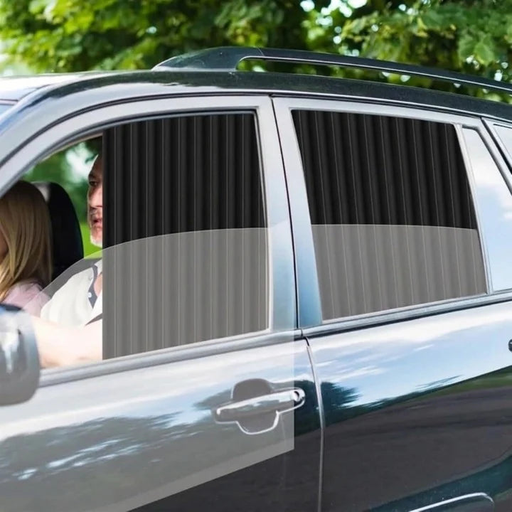 Car Sun Shade Magnetic Attachment UV-Blocking Foldable