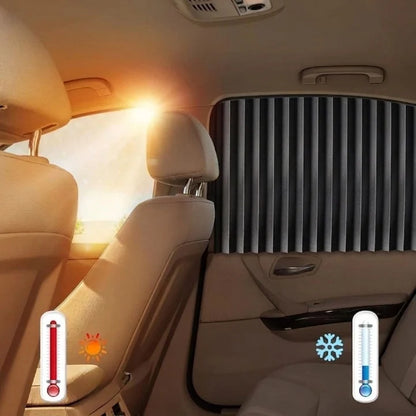 Car Sun Shade Magnetic Attachment UV-Blocking Foldable