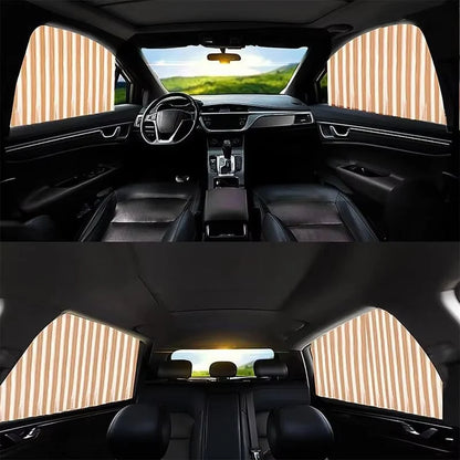 Car Sun Shade Magnetic Attachment UV-Blocking Foldable