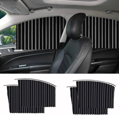 Car Sun Shade Magnetic Attachment UV-Blocking Foldable