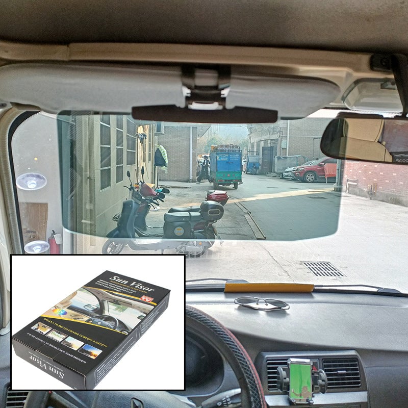 Car Sun Visor Extension Polarized Anti-Glare Universal Clamp