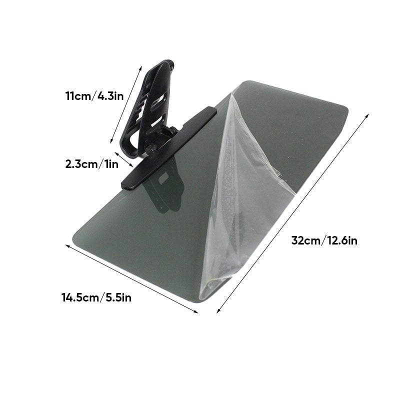 Car Sun Visor Extension Polarized Anti-Glare Universal Clamp