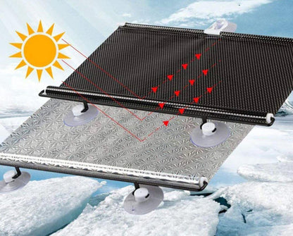 Car Sunshade Extendable Suction Cup UV Protection