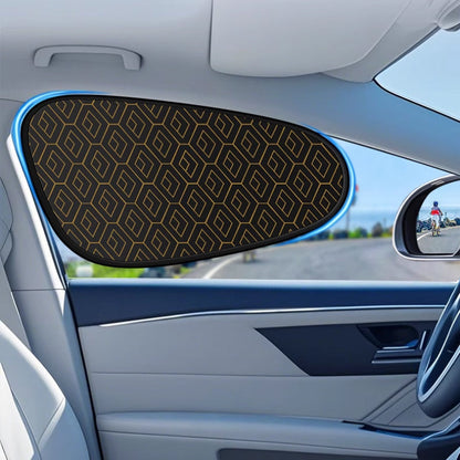 Car Sunshade Set UV Protection Static Adhesion Universal Fit