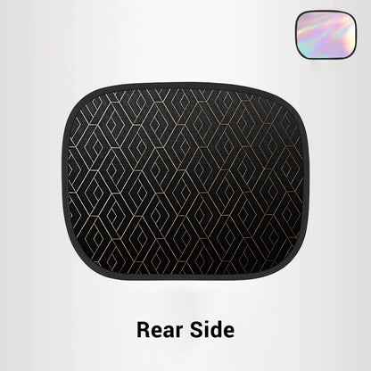 Car Sunshade Set UV Protection Static Adhesion Universal Fit